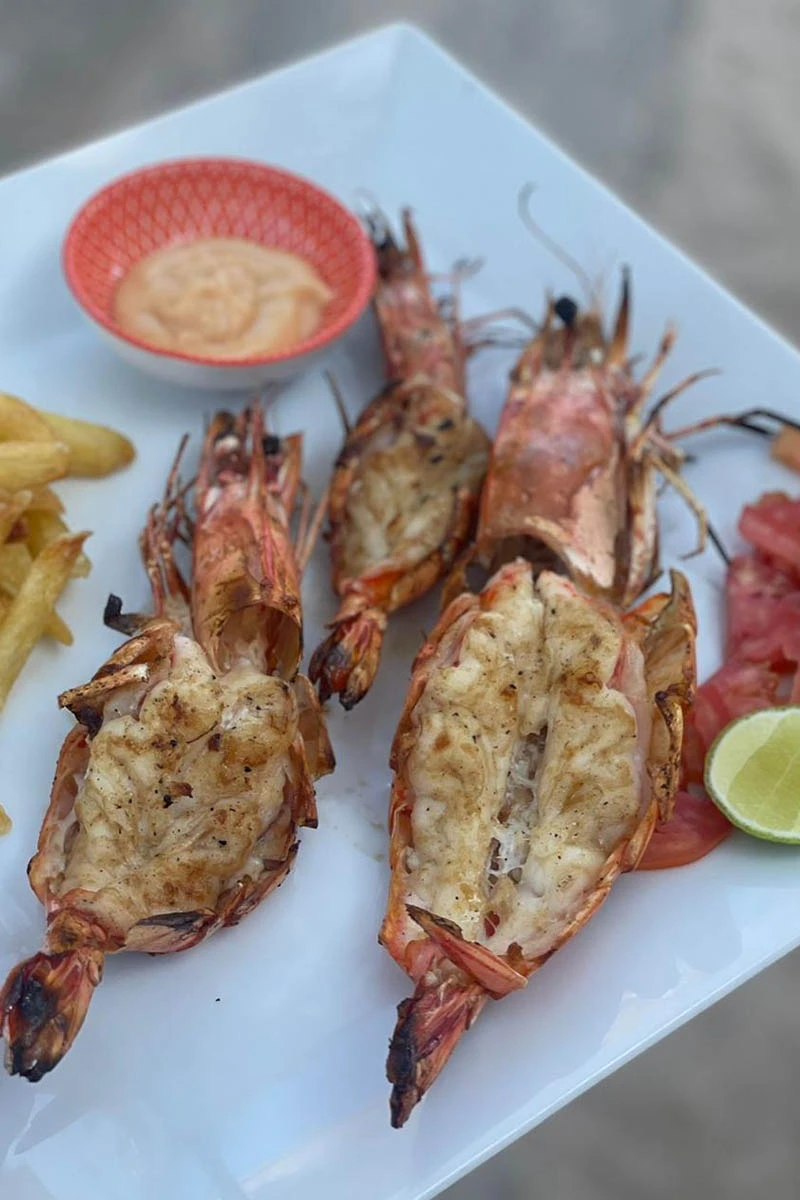 Selection of restaurant dishes