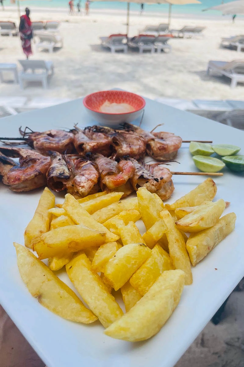 Fresh seafood dish